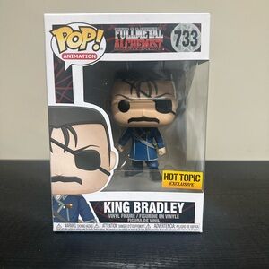 Funko POP! Fullmetal Alchemist - King Bradley #733 Hot Topic Ex MINT W Protector